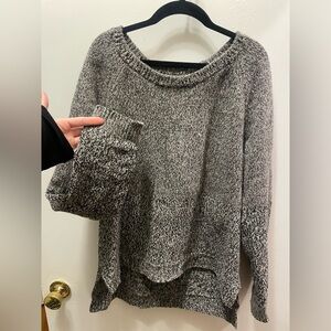 Rag & Bone Black and Gray Sweater